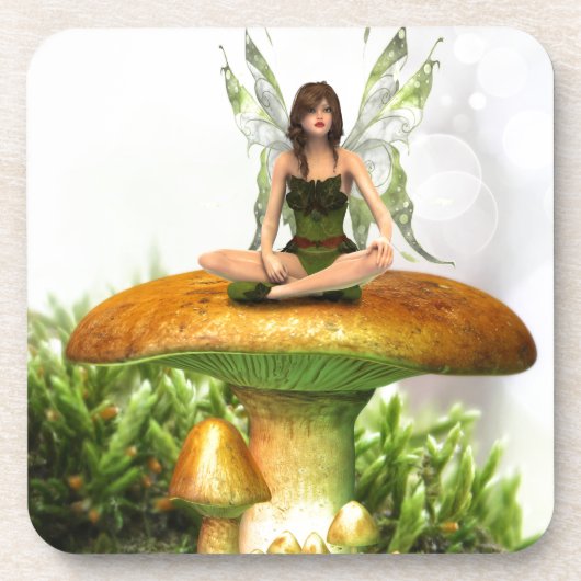 De Toadstool Fairy Onderzetter (Voorkant)