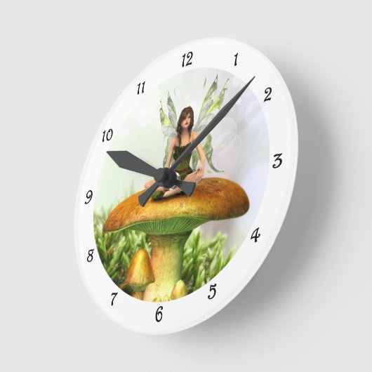 De Toadstool Fairy Ronde Klok (Hoek)