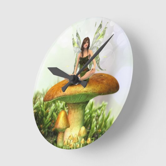 De Toadstool Fairy Ronde Klok (Hoek)