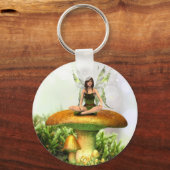 De Toadstool Fairy Sleutelhanger (Voorkant)