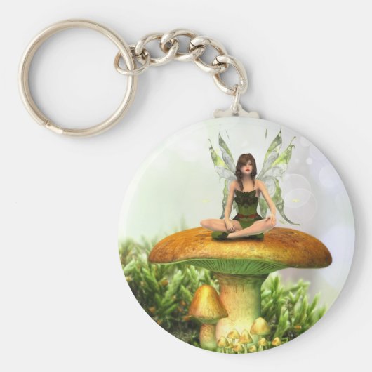 De Toadstool Fairy Sleutelhanger (Voorkant)