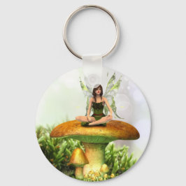 De Toadstool Fairy Sleutelhanger