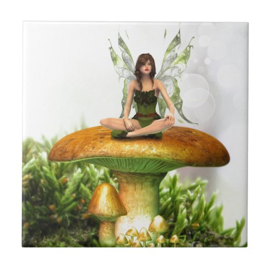 De Toadstool Fairy Tegeltje (Voorkant)