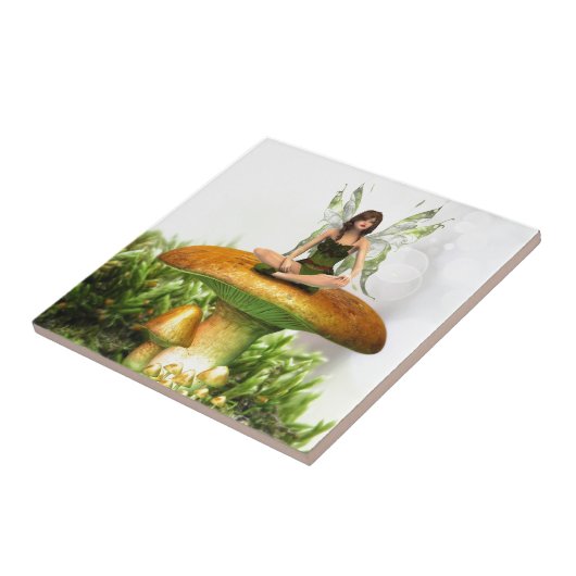 De Toadstool Fairy Tegeltje (Zijkant)