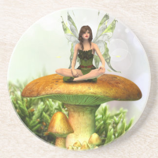 De Toadstool Fairy Zandsteen Onderzetter