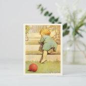 De Toddling Baby Boy Briefkaart (Staand voorkant)
