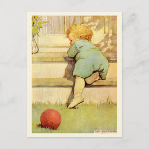 De Toddling Baby Boy Briefkaart