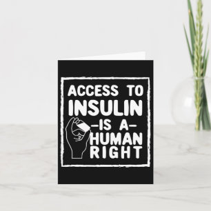 De toegang tot insuline is een mensenrecht Diabete Kaart
