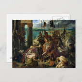 De toegang van de kruisvaarders tot Constantinopel Briefkaart (Voorkant / Achterkant)