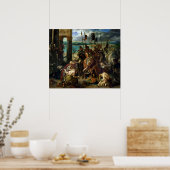 De toegang van de kruisvaarders tot Constantinopel Poster (Keuken)