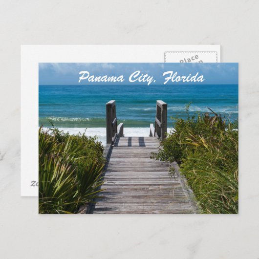 De Toegang van het strand - Briefkaart (Voorkant / Achterkant)