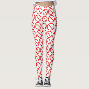 De Toegestane niet Leggings van het Teken