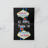 De Toegewezen Plaatsing van Las Vegas Huwelijk Kaart (Binnen)