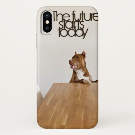 "De toekomst begint vandaag – Schattig hondenontwe Case-Mate iPhone Case (Achterkant)