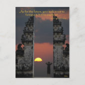 DE TOEKOMST BEHANDELEN BRIEFKAART (Voorkant)