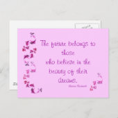 De toekomst briefkaart (Voorkant / Achterkant)