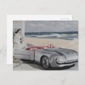 De toekomst gezien vanaf de jaren vijftig briefkaart (Voorkant / Achterkant)