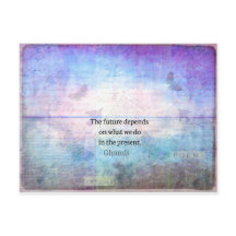 De toekomst hangt af van wat we in de cadeau doen.