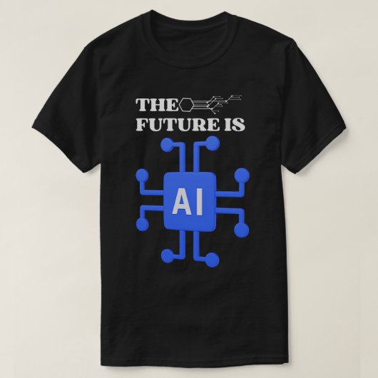 De toekomst is AI T-shirt (Design voorkant)
