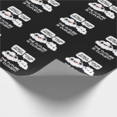 De toekomst is bewolkt weer Computer Pun Dark BGa Cadeaupapier (Hoek)