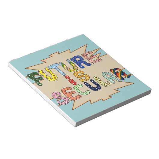 DE TOEKOMST IS BIJZONDER NOTITIEBLOK (Schuin)