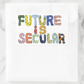 DE TOEKOMST IS BIJZONDER RECHTHOEKIGE STICKER (Tas)