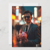 De toekomst is Bright Finance Afstuderen Foto Bedankkaart (Achterkant)