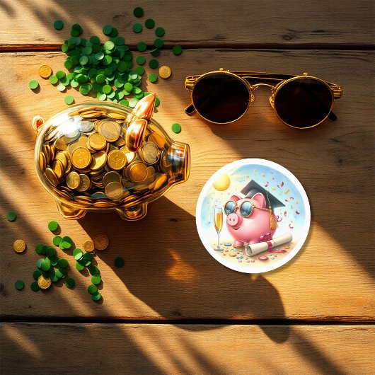 De toekomst is Bright Finance Afstuderen Ronde Sticker