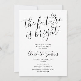 De toekomst is Bright Script Heart Graduation Part Kaart
