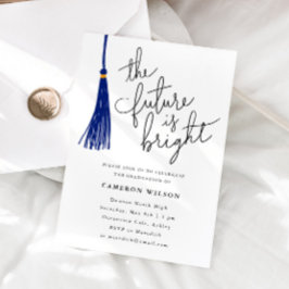 De toekomst is een foto van de Bright Blue Gradupa Kaart