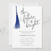 De toekomst is een foto van de Bright Blue Gradupa Kaart (Voorkant)