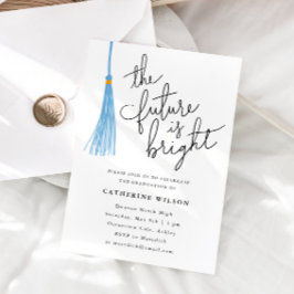 De toekomst is een helderblauw proeffeest kaart