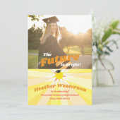 De toekomst is een heldere aankondiging van het Af (Staand voorkant)