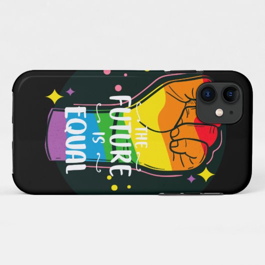 De toekomst is gelijk als eerste Case-Mate iPhone case (Achterkant (horizontaal))