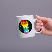 De toekomst is gelijk als eerste koffiemok