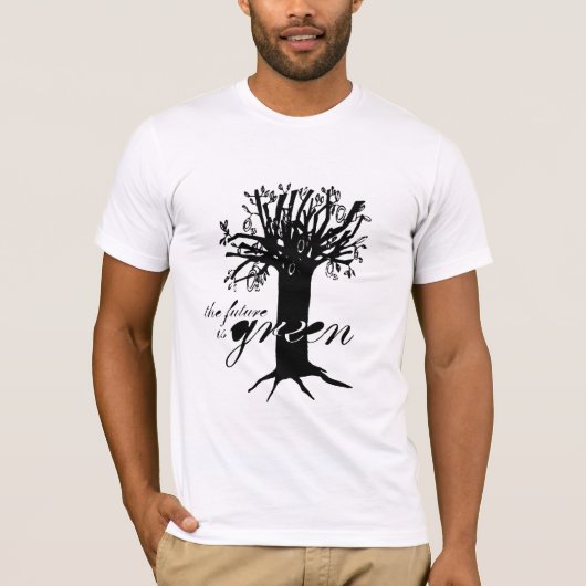 De toekomst is groen t-shirt (Voorkant)