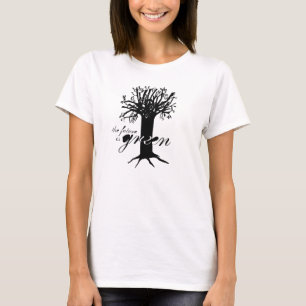 De toekomst is groen T-shirt / Earth Day T-shirt