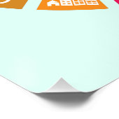 De toekomst is helder en vol kansen perfect poster (Hoek)