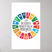 De toekomst is helder en vol kansen poster (Voorkant)