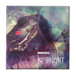 De toekomst is helder, Myrtle de schildpad Tegeltje