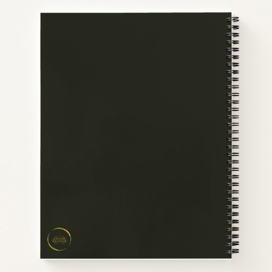 De toekomst is helder Notitieboek (Achterkant)