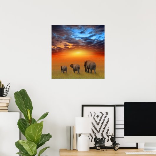 De toekomst is helder poster (Thuiskantoor)