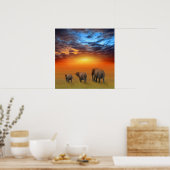 De toekomst is helder poster (Keuken)