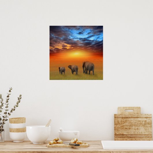 De toekomst is helder poster (Keuken)