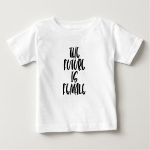 De toekomst is het Vrouw baby t-shirt
