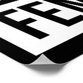 De toekomst is het Vrouw feministisch Poster (Hoek)