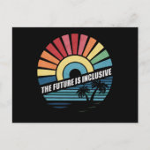 De toekomst is inclusief LGBT Gay Rights Pride Briefkaart (Voorkant)