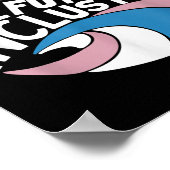 De Toekomst Is Inclusief Lgbt Homo Rechte Pride _2 Poster (Hoek)