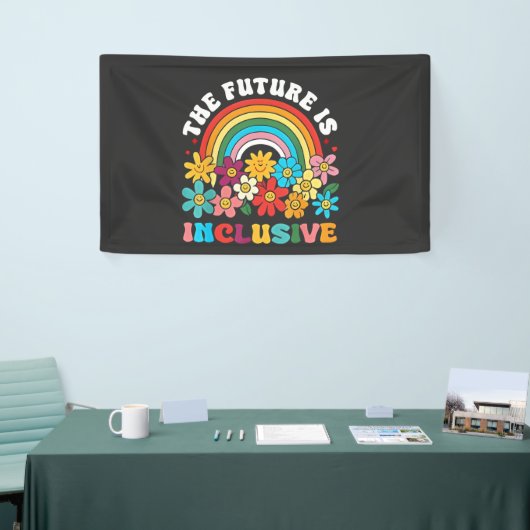 De toekomst is inclusief Pride Month LGBTQ Spandoek (Beurs)