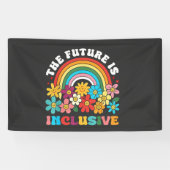 De toekomst is inclusief Pride Month LGBTQ Spandoek (Horizontaal)